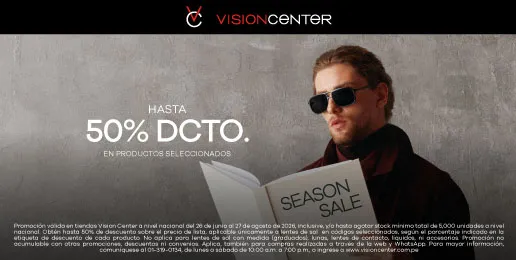 Vision center - Hasta 50% de dsct.