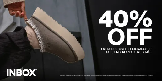40 porc de oferta en inbox