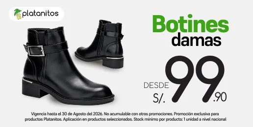 Platanitos - Botines Damas