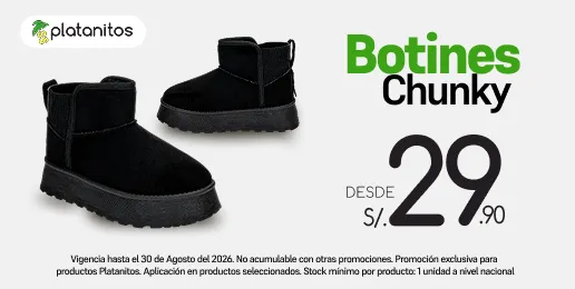 Platanitos - Botines chunky